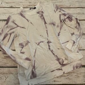 Peach Gym.Work.Play Tie Dye Sweatshirt‎ Small